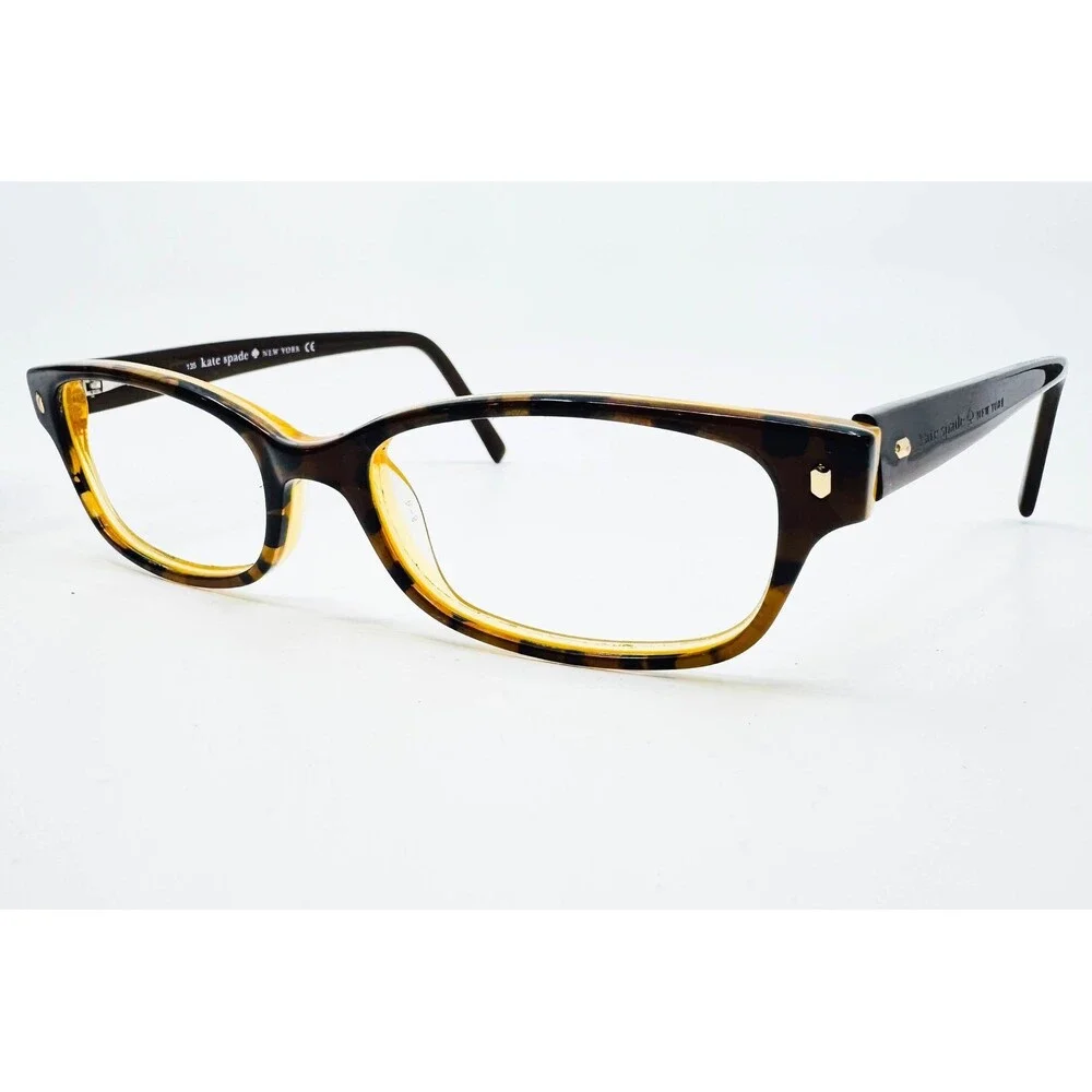 Kate Spade Eyeglasses Womens Brown Tortoise Lucyann 0JMD 49-16-135